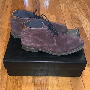 Alfani Wine Suede Dress Shoes